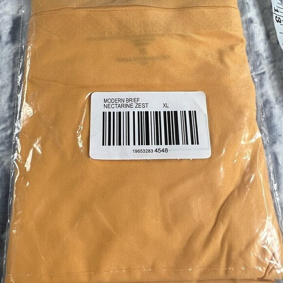 Soma Enbliss Modern Brief - Yellowish Orange XL Super Soft Stretchy Underwear - Picture 3 of 12